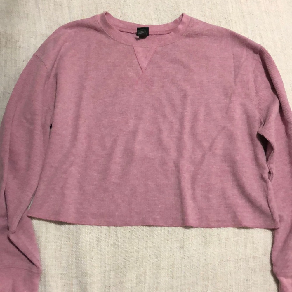 cropped long sleeve